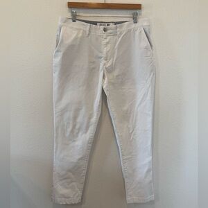 Lacoste Men's White Chinos